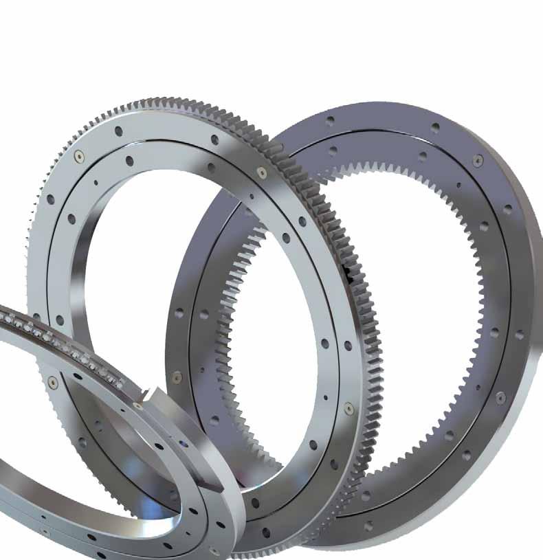Thin ring bearing-slewing bearing PBV 118 Slewing bearings special configuration 119 Accessories Sealings 10