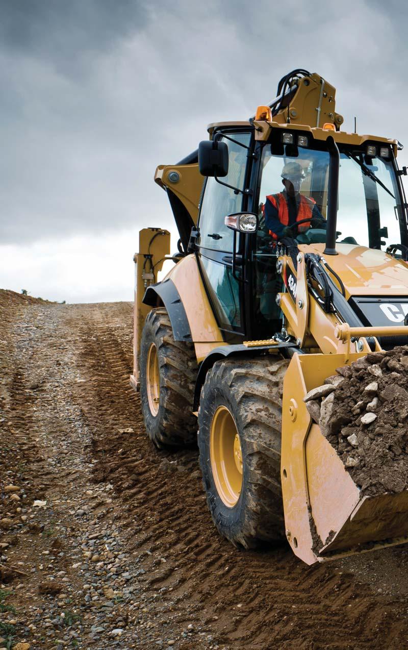 Next Generation Performance. Optimized Parallel Lift Loader Arms The new 434F backhoe loader features a brand new loader arm design to provide even greater performance in the dirt.