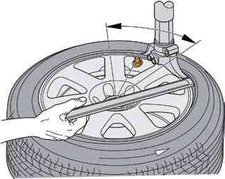 Service Service Handling the Tire Pressure Monitoring Sensors (TPMS with/without Wheel Position Recognition) Do Not Use Removal Levers in this Area Installing Tire Pressure Monitoring Sensors The