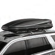 Roof-Mounted Luggage Carrier - Associated Accessories A stylish, well-equipped Cargo Box in Black with premium features like dual side opening and Quick Grip TM mounting.