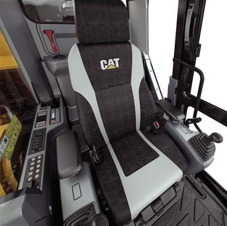 A Safe, Quiet Cab The ROPS cab provides you with a safe working environment.