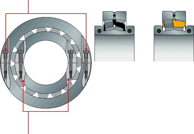 Higher dynamic misalignment capability Simplified installation with fewer parts / Less downtime One bearing design for fixed or floating arrangements / Reduced inventory costs POSITIVE FEATURES