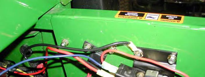 3.8) The red wire from the cab hooks attaches to pin number 87 on the black relay. 3.