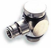 Pneufit push-in fittings Inch Ø Â" to Ë" CAUTION: Swivel adapters are not suitable for use in continuously rotating or gyrating applications.