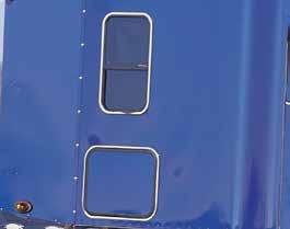 2006+ ABP FL313 door window deflectors Attaches using supplied 3M twosided tape.