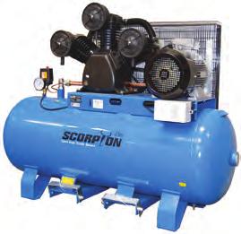 Free Air Delivery at 150PSI: 990LPM 10HP motor 190 litre