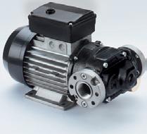 diesel transfer Dual rotary vane pump 25 GPM - 1 NPT flange - 12V DC Bypass valve incorporated into the pump body 30 minute duty cycle 13