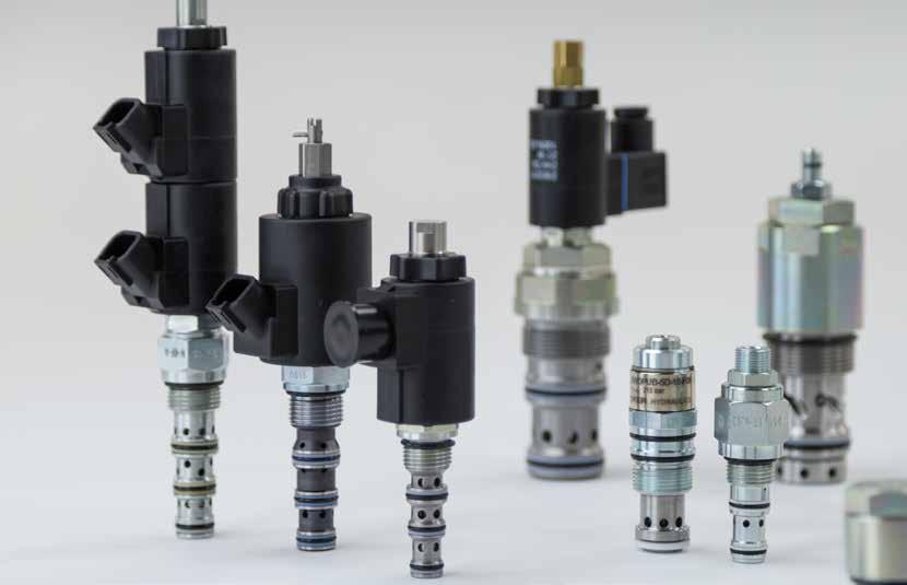 Product Overview Cartridge Valves Our cartridge valve range includes screw-in cartridges with UNF or metric threads as well as plug-in and SAE standard valves.
