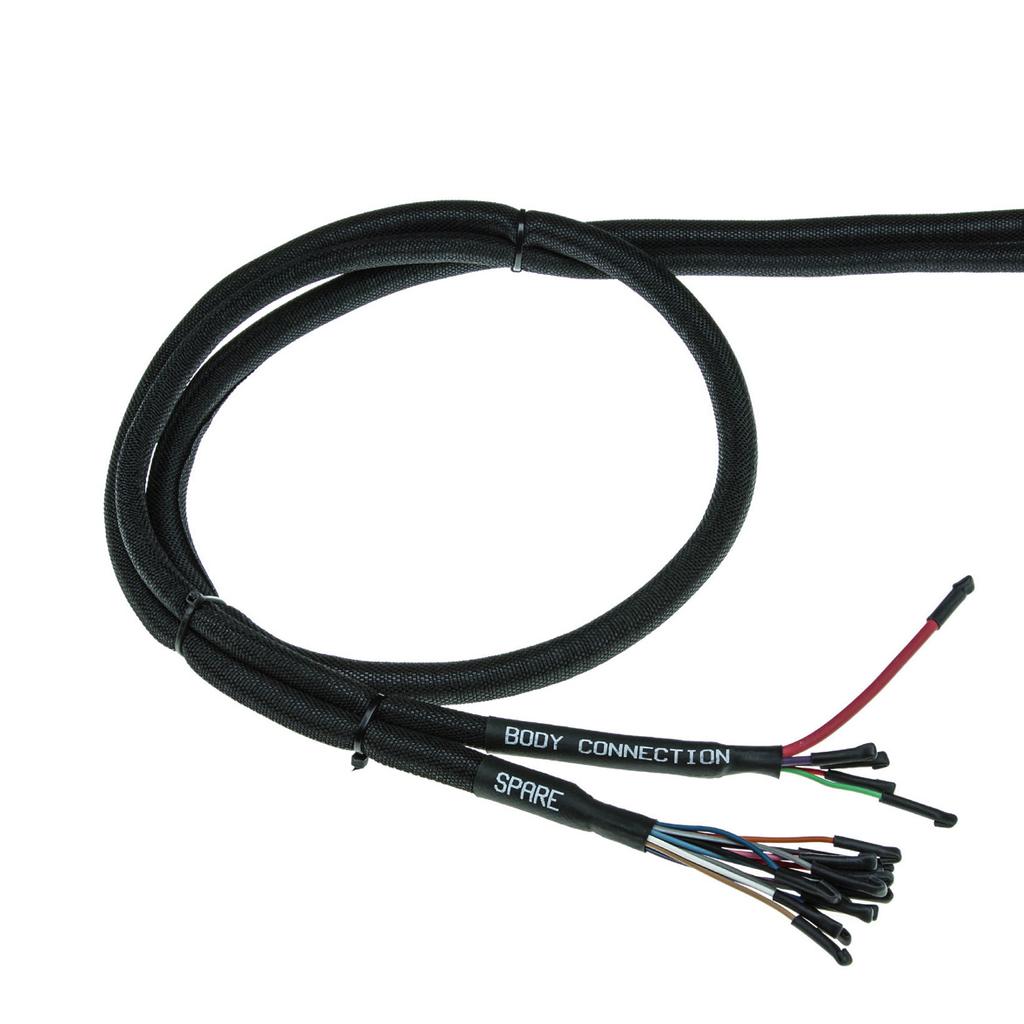 The Body Control branch contains critical connections to the vehicle s electrical system: Purple: Starter solenoid power. Connect to starter relay. (14 AWG) Brown: Alternator light.