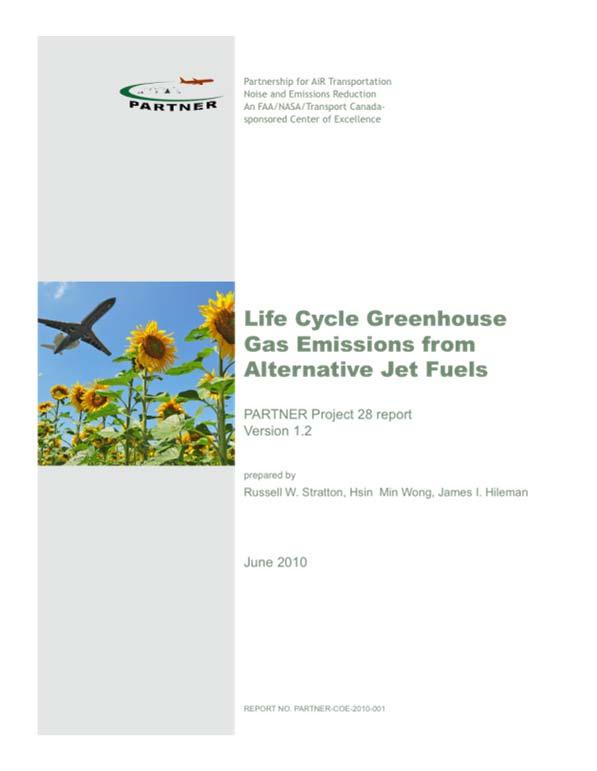 Feedstocks; production slate; brownfields 1. ANL GREET model available at http://greet.es.anl.gov/files/aviation-lca 2. PARTNER Project 28 and 47 research: (partner.