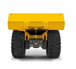 TECHNICAL SPECIFICATIONS = STANDARD = OPTION FEATURES Safety Spring Applied, Hydraulically Released Brakes (SAHR) Automatic brake-test logging Excellent visibility with low hood design Rear-view