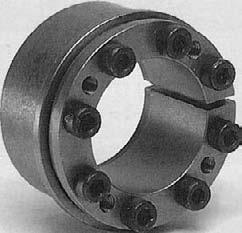 This design can be mounted within the confines of a hub providing a stepped bore is provided to accommodate the flange.