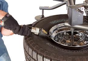 TurboBlast bead seating system on your new NextGen tire changer is capable of