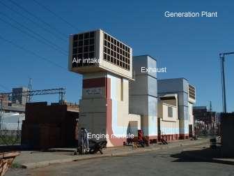 Gas Turbines City Power has three 40MW open cycle Gas Turbine installations situated around the JHB CBD The units