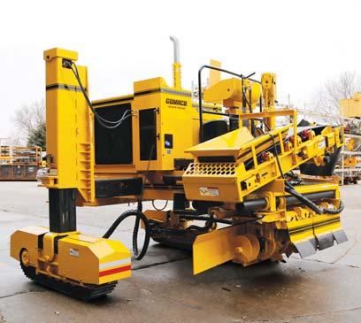 The machine is equipped with a backup alarm, which is designed to alert personnel around the machine when the tracks are set to operate in reverse.