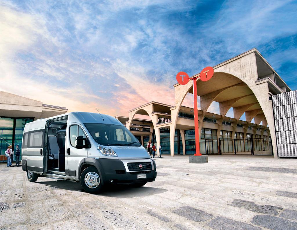 Senior managers or junior football team? Whether your team is on the way to a meeting or a match, the Ducato Minibus accommodates them with ease and in genuine comfort.
