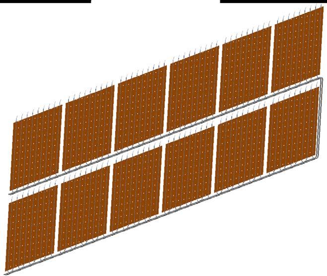 Full Scale Design Module Cluster Geometry Evaporator Length (cm) 12.67 Adiabatic Section Length (cm) 5.