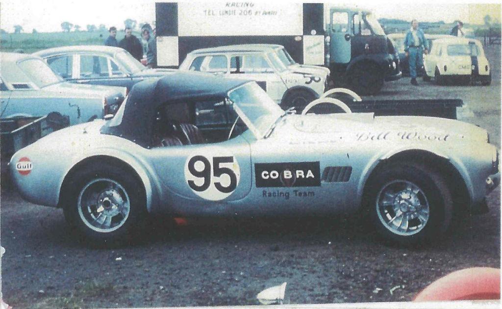 Tony Bancroft who raced his TVR, also painted silver with a