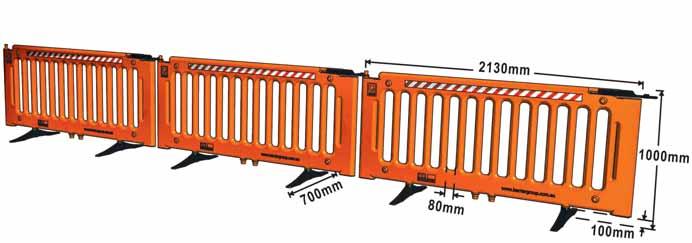 Maximum panel openings of 80mm ensure small children are unable to climb through or under.