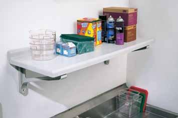 CAMSHELVING WALL SHELVES AND STORESAFE SHELF EXTENDERS Wall Shelves Shelf Extenders Expand storage space in kitchens, above work