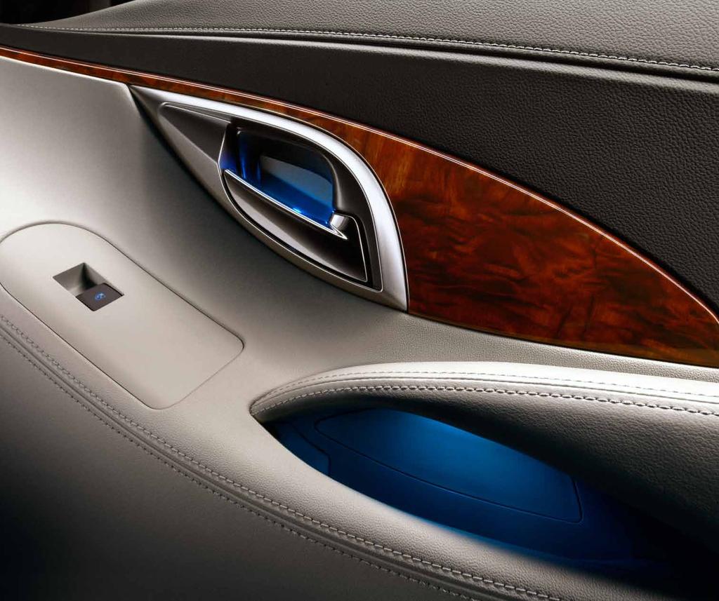 everything fits. especially you. The Buick design philosophy of uninterrupted, flowing lines continues inside LaCrosse.
