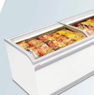 ECO-FRIENDLY CHEST COOLERS & canopy optional Stand alone unit End cabinet