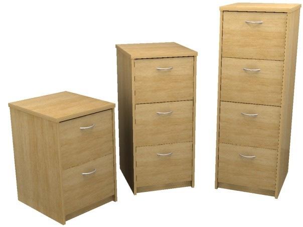 520d Multi lock fitted MOBILE PEDESTALS 4 drawers 682h x 459w x 524d 2 + 1 file drawer 682h x 459w x 524d 2 file