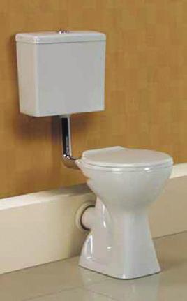 The dual flush cistern is supplied with all fittings pre-assemble and with choice of either a BIBO lever cistern or SIBO lever cistern is available (both are supplied bare and require