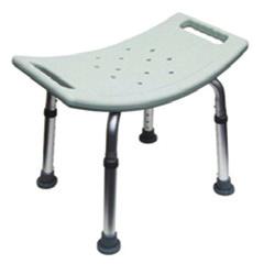 The seat features drainage holes and incorporates built-in handles to grip while sitting. This shower chair is easy to assemble - screwdriver required.