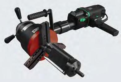 mounted pipe bevelling machine Available with either a pneumatic