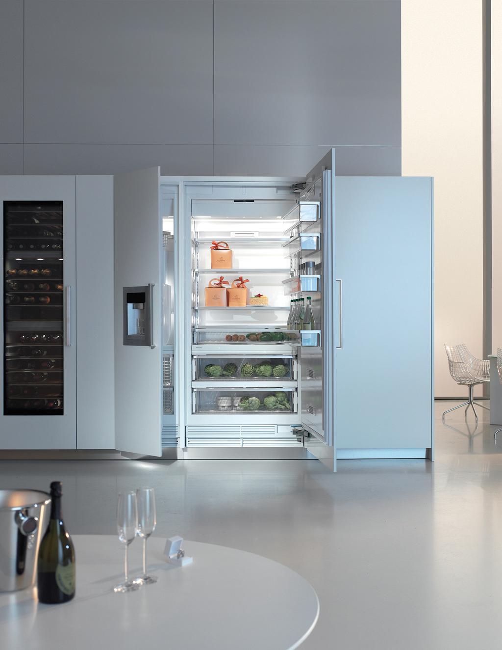 Fully Integrated 18 Freezer with In-door