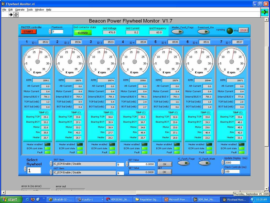 Flywheel Graphical User Interface Remote