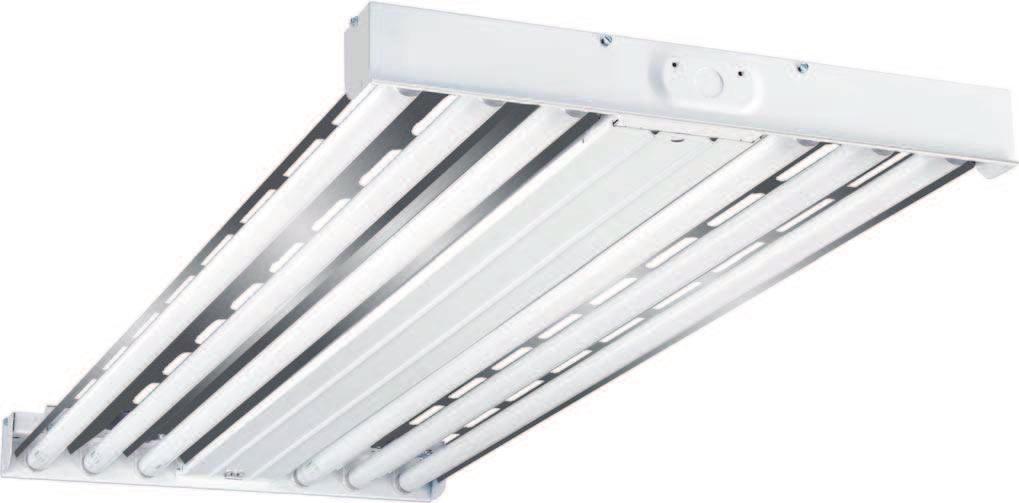 HBL HIGH-BAY INDUSTRIAL LUMINAIRE Stiffening brackets add additional strength and rigidity to channel and reflector.