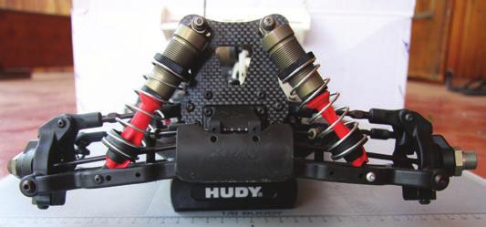 are part of the Hudy Off Road Setup System. There are several types of suspensions used on RC cars, including pivot ball and C-hub suspensions.