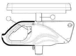 .5.4 Adjusting the Backrest Height.5.6 Installing/Removing Adjustable Tension Back Upholstery Loosen the screw () (Fig. 2) that holds the back upholstery.
