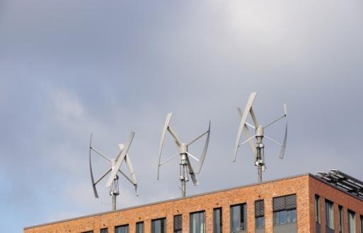 turbines (HAWT) Roof
