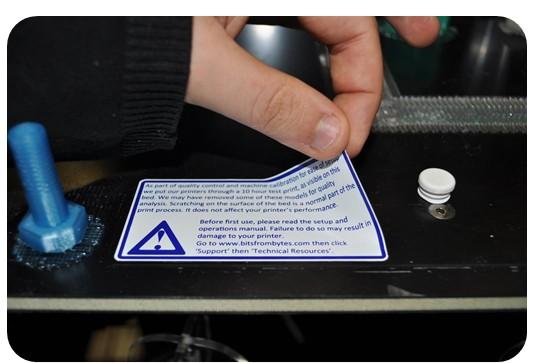 This makes sure that the first printed layer makes a good contact with the