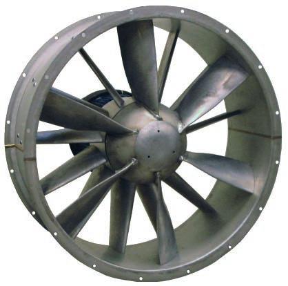ZERAX AXIAL FLOW FANS PRODUCT The Novenco ZerAx series of axial flow fans use innovative design to reduce power consumption and to better fan efficiency.