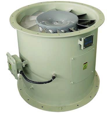 RIGID TYPE AXIAL FAN HACW Rigid type axial fan HACW, normal type, is a robustly constructed fan with a downstream guide vane arrangement designed for incorporation into a duct system.