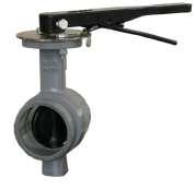 42 P a g e 300# GROOVED END BUTTERFLY VALVE LEVER HANDLE Figure: GBV-3000 Series Valves to MSS-SP67 & API 609 Valves conform to AWWA C-606 Maximum operating temperature: EPDM encapsulated disc: 121ºC