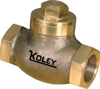 Bronze Boiler Valves SUPPLIED WITH IBR TEST CERTIFICATE IN FORM III-C, ISSUED BY THE CHIEF INSPECTOR OF BOILERS, WEST BENGAL BRONZE HORIZONTAL LIFT CHECK VALVES Figure No.
