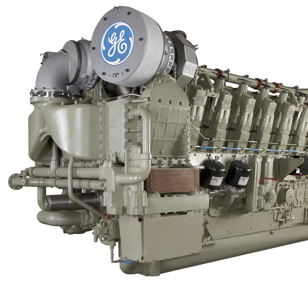 The Marine Industry With the L250 and V250 Series Diesel Engine, GE Marine delivers industry-leading in-engine technology for emission compliance to the offshore oil and gas
