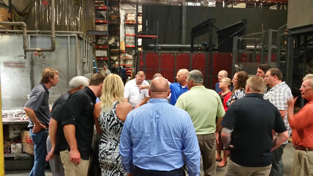 MIFAB had some visitors in July for sales training.