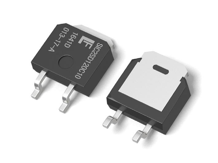 LSIC2SD12C1, 12 V, 1 A, TO-252-2L (DPAK) LSIC2SD12C1 RoHS Pb Description This series of silicon carbide (SiC) Schottky diodes has negligible reverse recovery current, high surge capability, and a