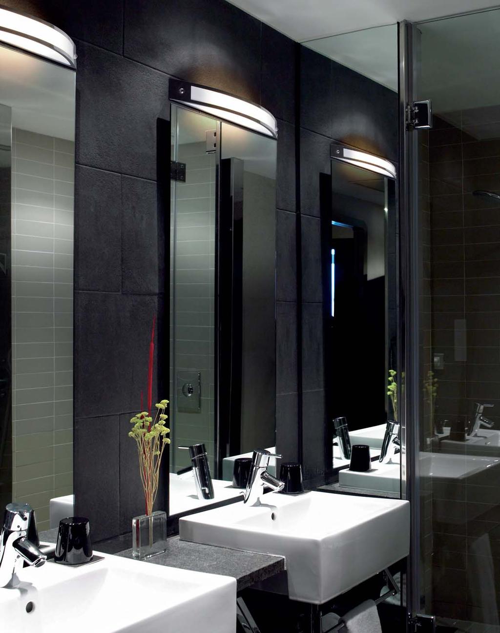hospitality hotel lighting 98 Toilet CR Cromo - Policarbonato opal Chrome - Opal policarbonate