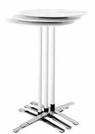 Square x cm Height cm High table Optionally nest
