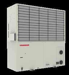 GHP chiller solution Chilled and hot water, directly from the unit The Yanmar chiller unit delivers chilled water and hot water direct from the unit.