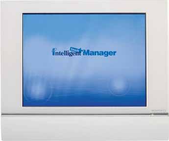 Intelligent touch Manager Easy to use and powerful to control The intelligent touch manager manages and controls the complete system.