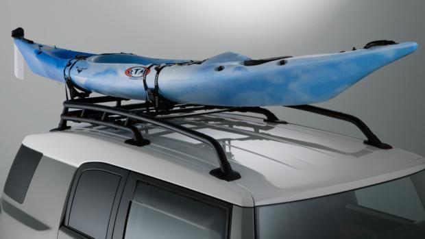 Kayak Cradle - Roof Racks sold separately This Kayak Cradle comes complete with four adjustable rubber supports that cradle the hull of
