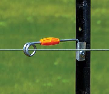 You can use just one reel for single line fences or up to four reels, attached to a reel stand, for multiwire fences. Posts are lightweight yet sturdy.